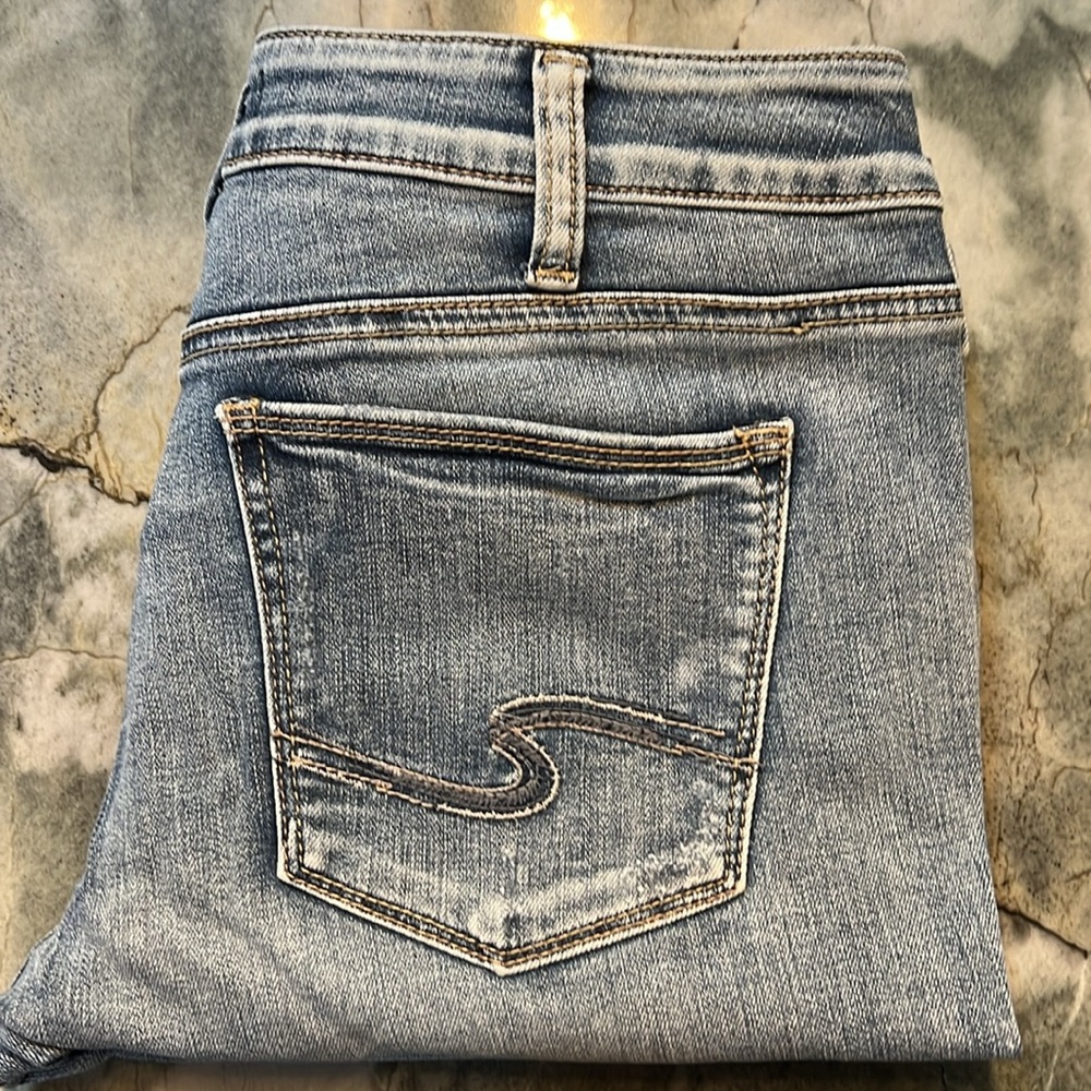 Silver Suki Skinny Jeans Size 32